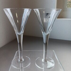 Luigi Bormioli Florian Blue Light & Music Martini Sherry‎ Glass NEW Old Money